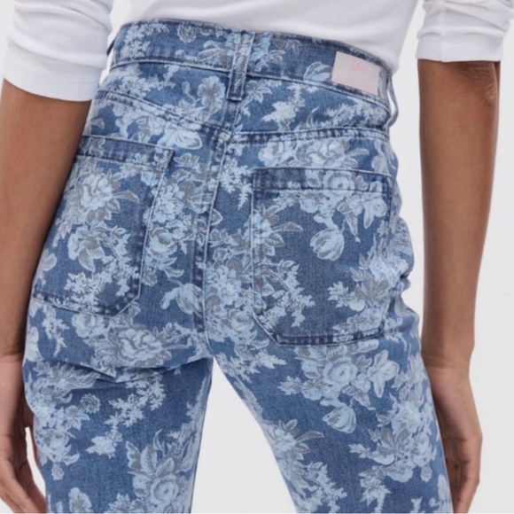 Gap x LoveShackFancy ’70s Floral Flare Jeans High Rise 28R - Picture 5 of 11